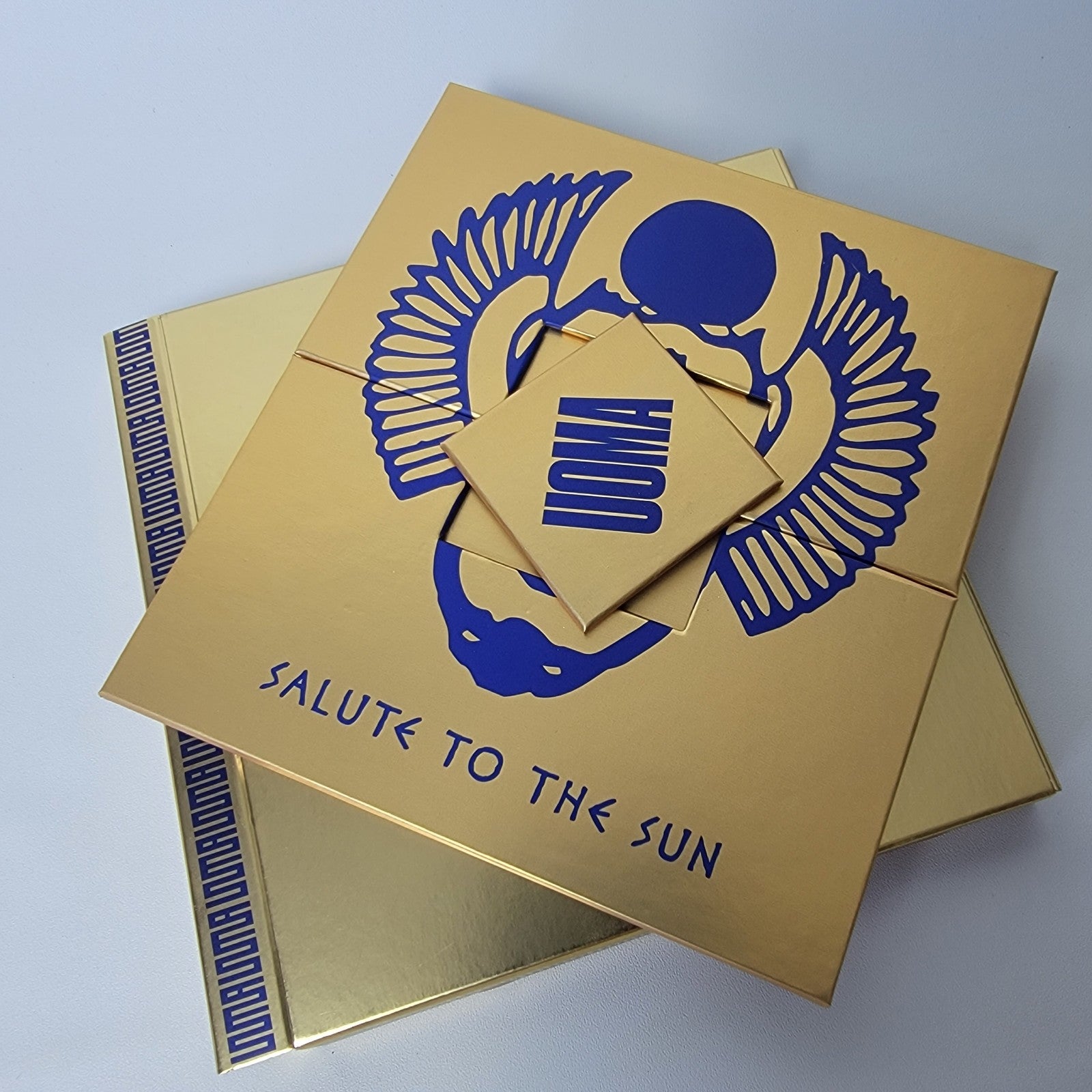 Uoma Beauty Salute to the Sun Eyeshadow Palette Glitter Bright Colorful Makeup