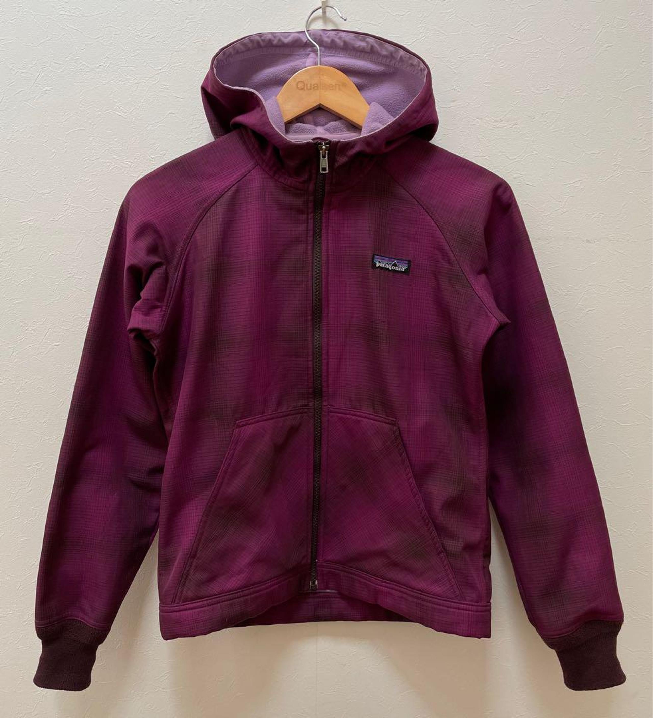 Patagonia Zip-Up Hoodie XS Purple