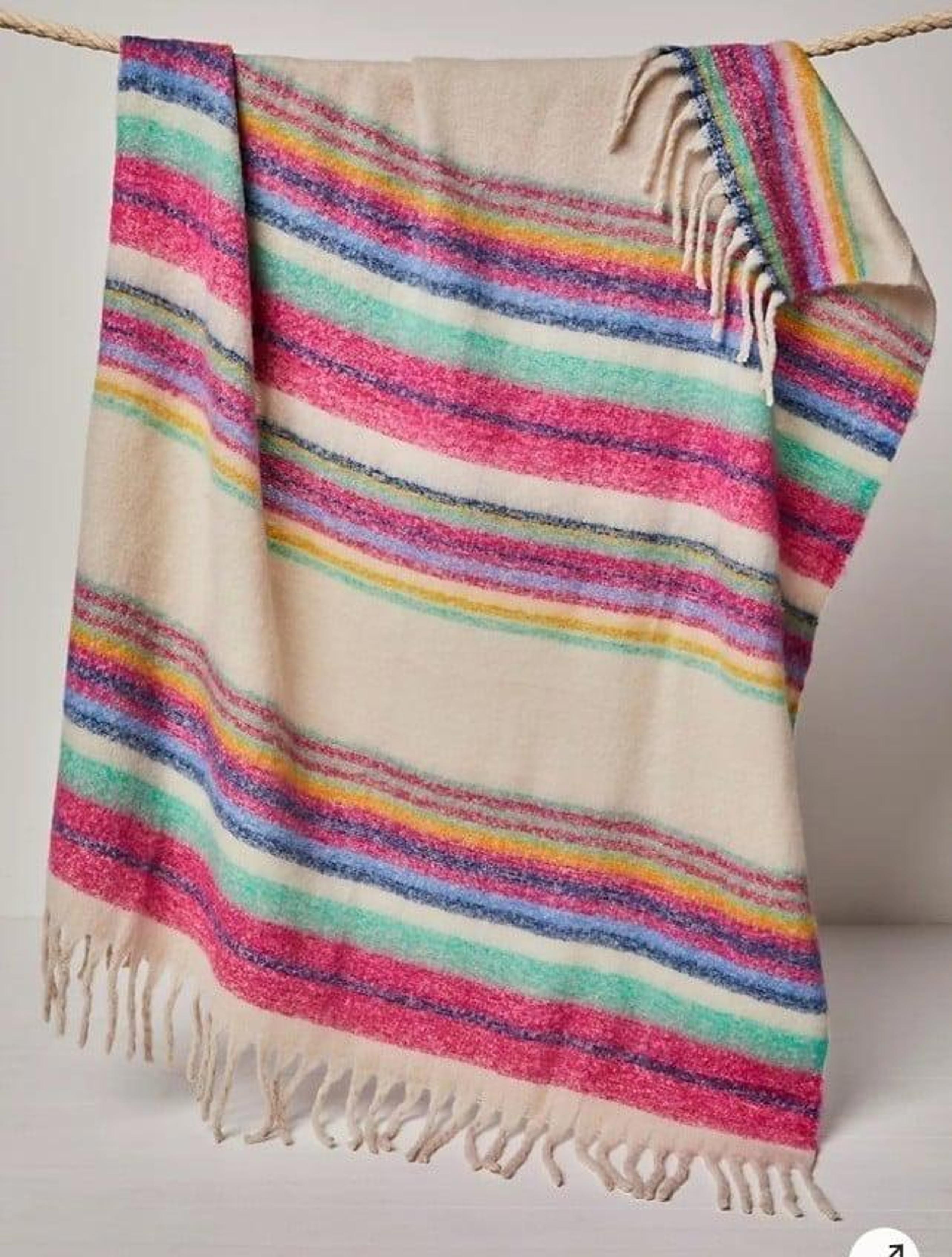 Free People Fringe Throw Blanket