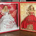 2013 holiday barbie and 2014 holiday barbie