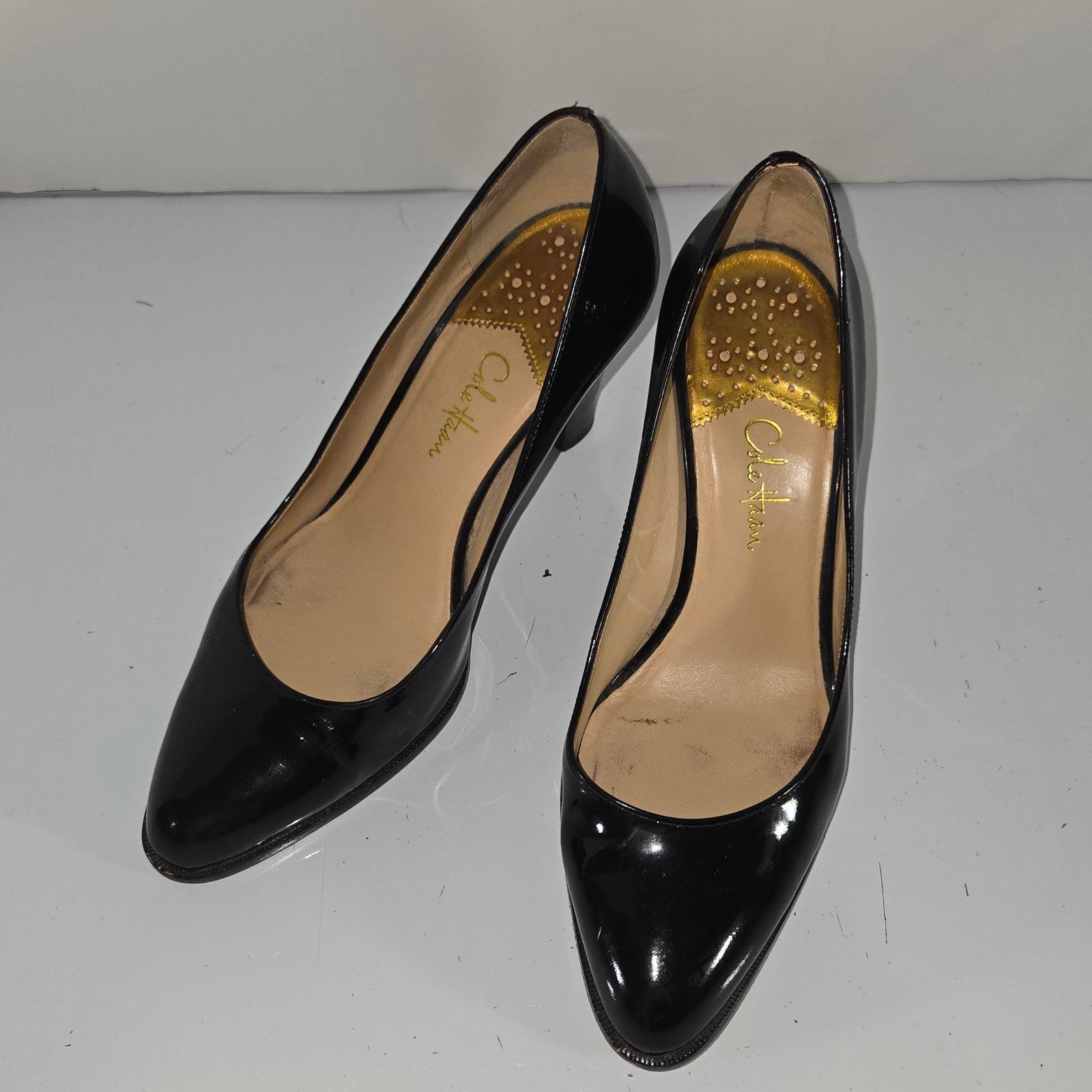 0369 Nike Air Cole Haan Patent Heels Pumps Shoes Size 7B