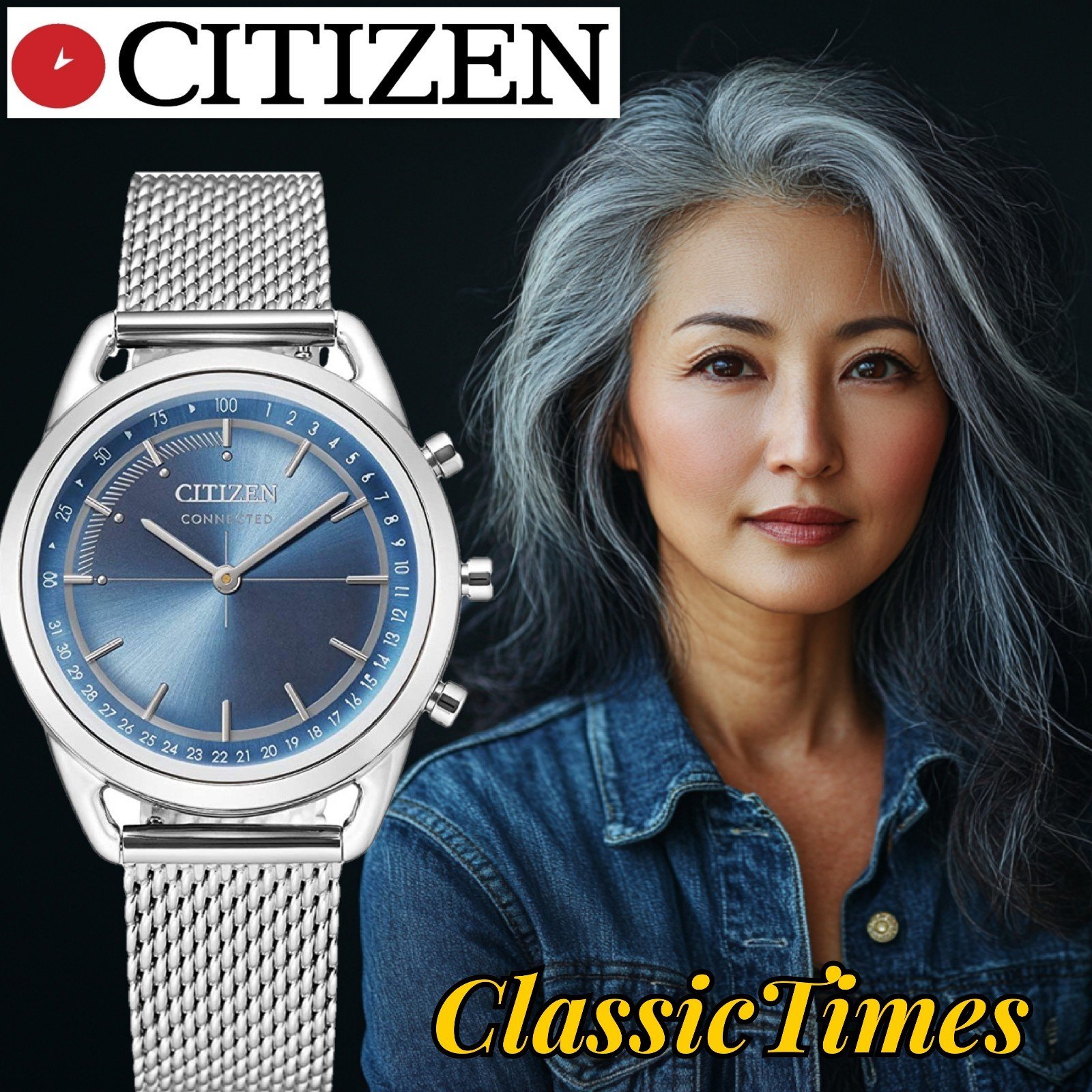***BRAND NEW*** Citizen Women's Connected Blue Dial