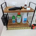 Bathroom Counter Organizer with Basket, Bathroom Organizers and Storage