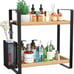 Bathroom Counter Organizer with Basket, Bathroom Organizers and Storage