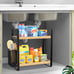 Bathroom Counter Organizer with Basket, Bathroom Organizers and Storage