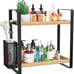 Bathroom Counter Organizer with Basket, Bathroom Organizers and Storage
