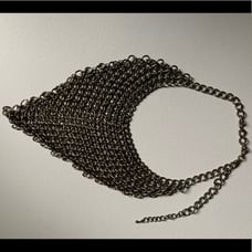 Vintage Steel Chain Necklace