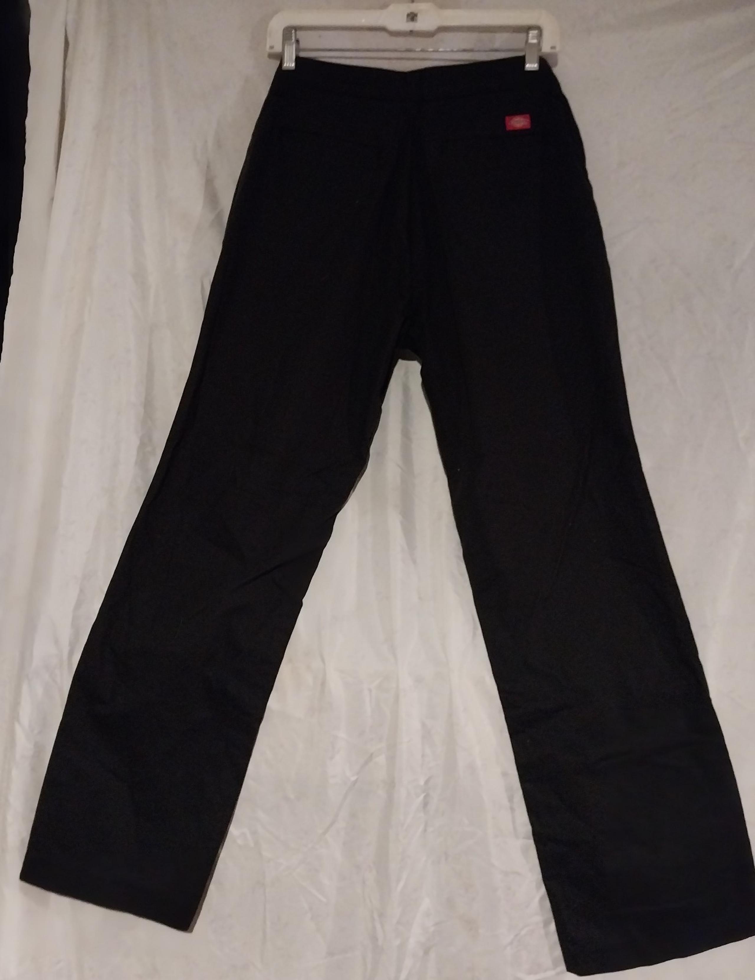 Dickies. Women's Curvy Black Fit Pants. Size 10R