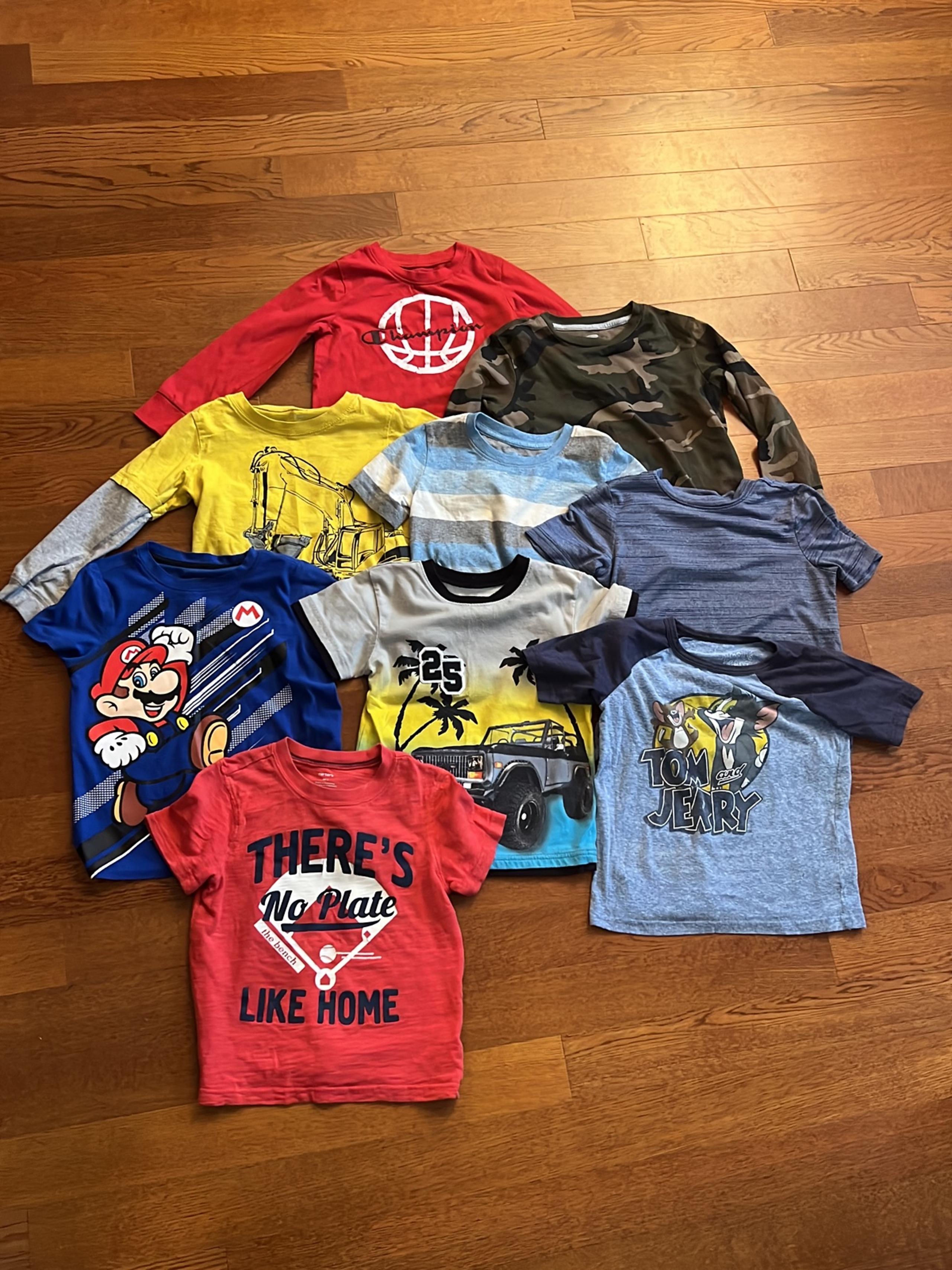 Boys Clothing bundle 5/6 nine shirts
