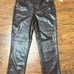 Calvin Klein Pants Women’s Brown Coffee Bean Faux Leather Straight Leg SZ.12 NWT