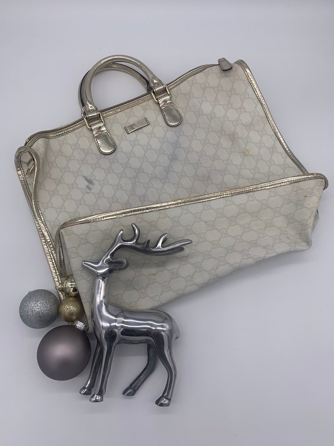 Gucci Tote with Metallic Trim