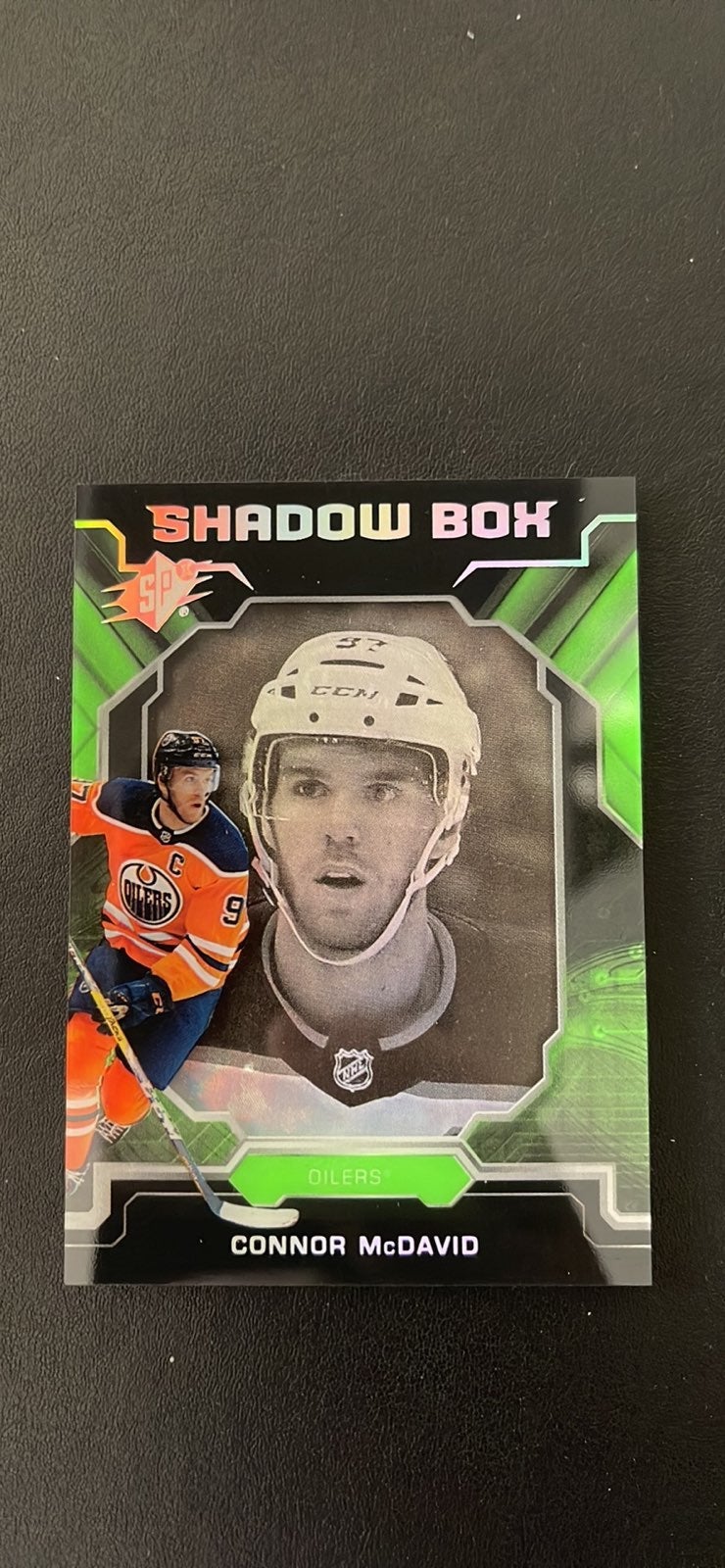 2019-20 SPx Shadow Box Veterans Connor McDavid #S-CM