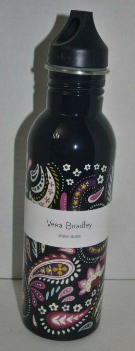 Vera Bradley Water Bottle 25 Oz paisley