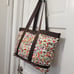 EC LeSportSac Hearts Everywhere Weekender Travel Bag, Lightweight Brown/Beige