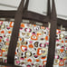 EC LeSportSac Hearts Everywhere Weekender Travel Bag, Lightweight Brown/Beige