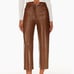 Aritzia Wilfred The Melina Cropped Pant Cognac Size 4