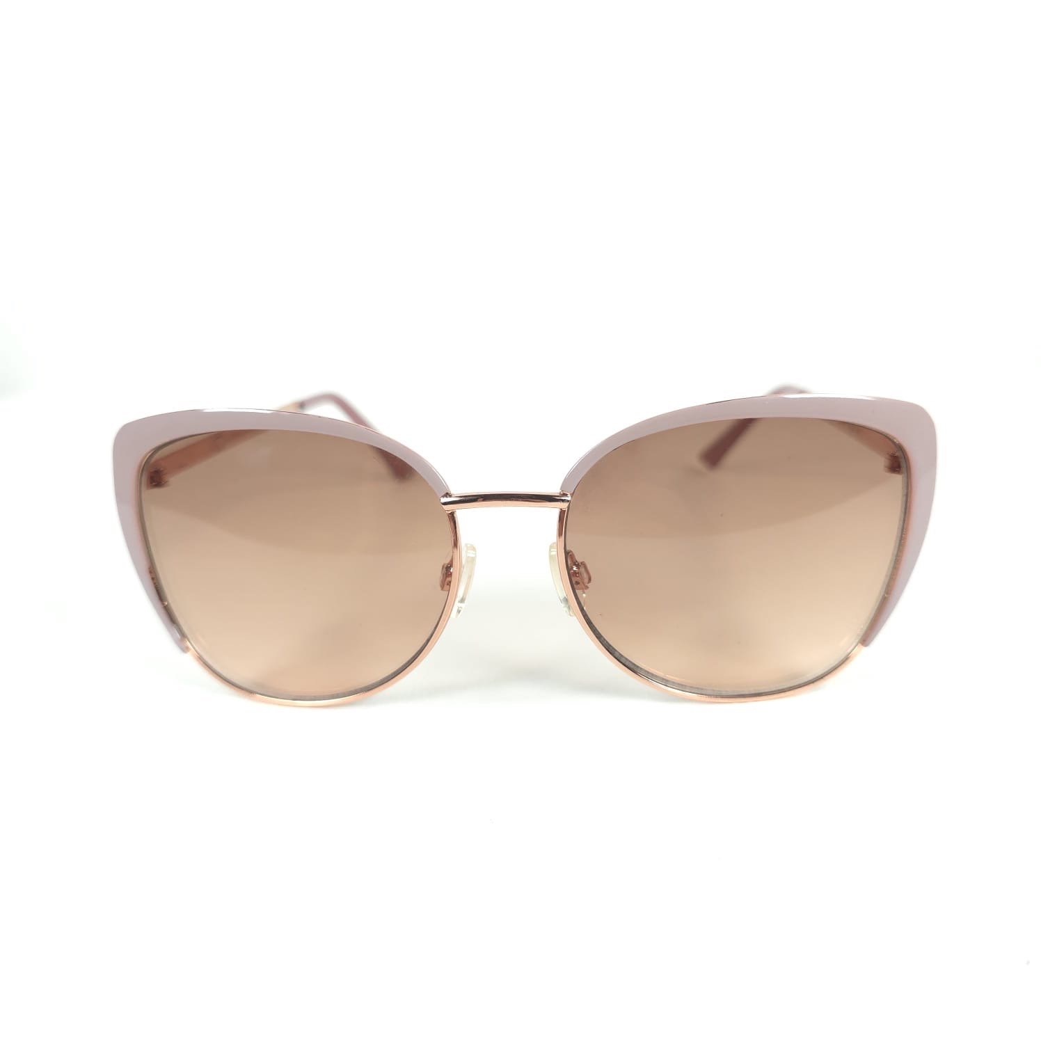 OSCAR DE LA RENTA OSS3077F 780 CE#2 Rose Gold Mauve Cat Eye Sunglasses Hard Case