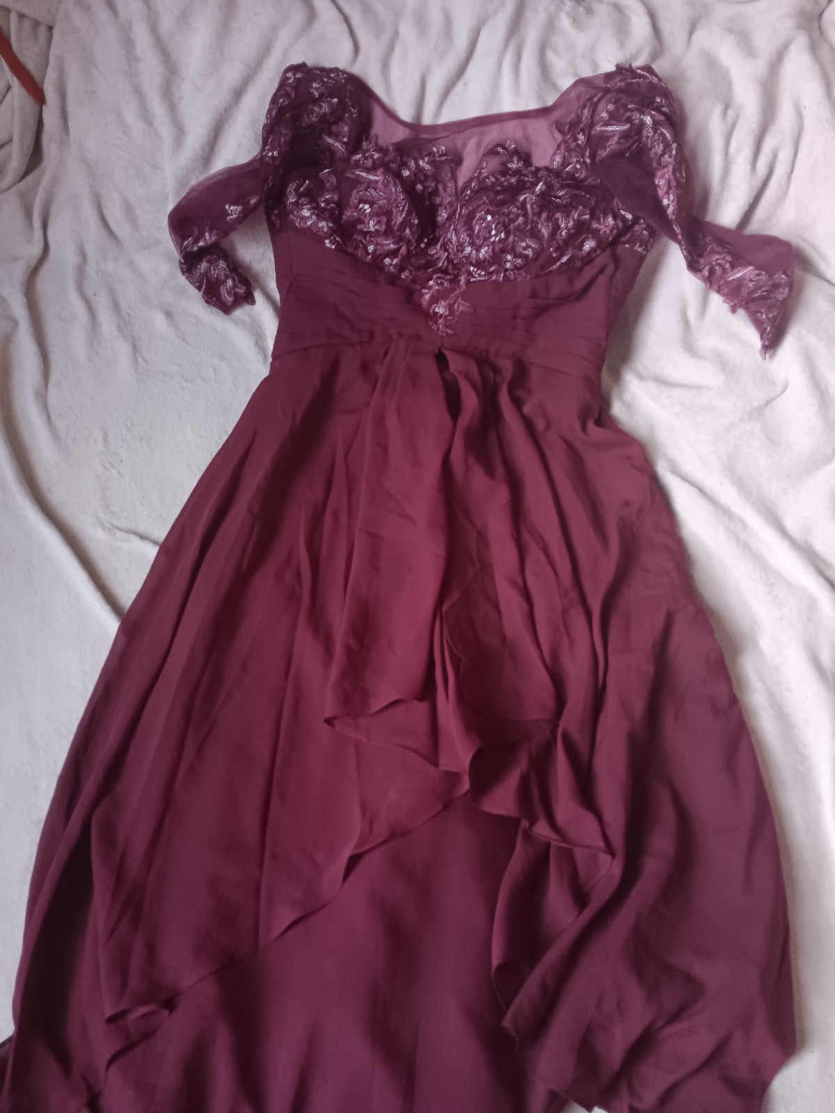 Size 10 Red Wedding Bridesmaid Dress