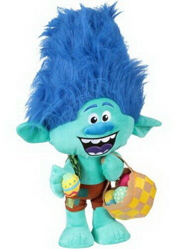 Dreamwork's Trolls Easter Greeter Home Decor w/ Basket Egg Large 23-25 NWT