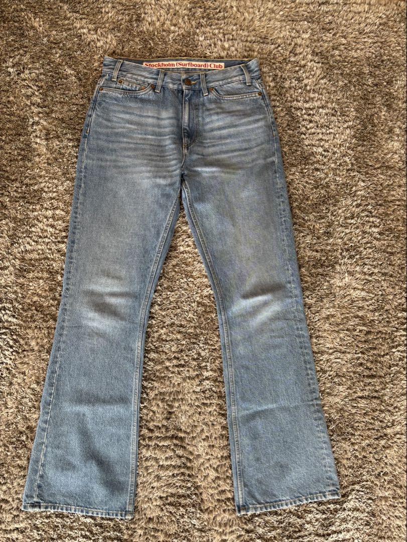 STOCKHOLM SURFBOARD CLUB FOG DENIM PANTS