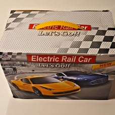 Katrain Electric Rail Car Mega Tracks Slot Car Set