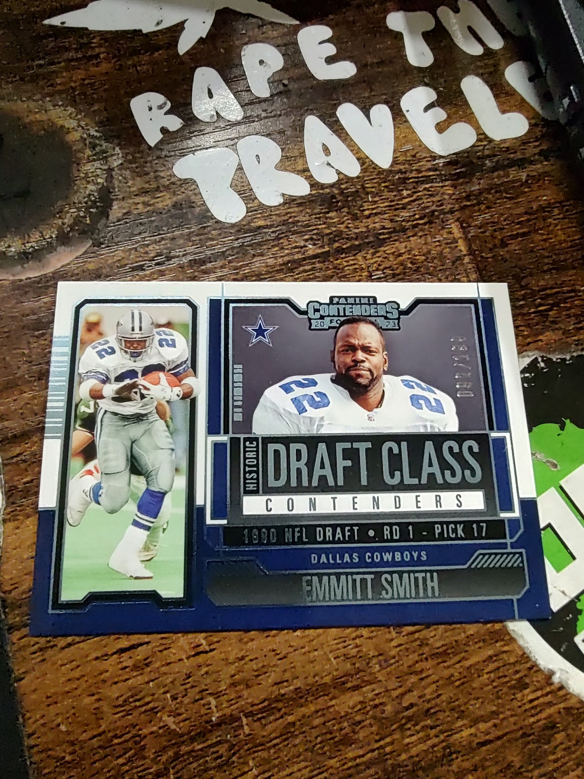 Mint Panini Contenders Historical Draft Class Emmitt Smith Ice Blue ParallelMint