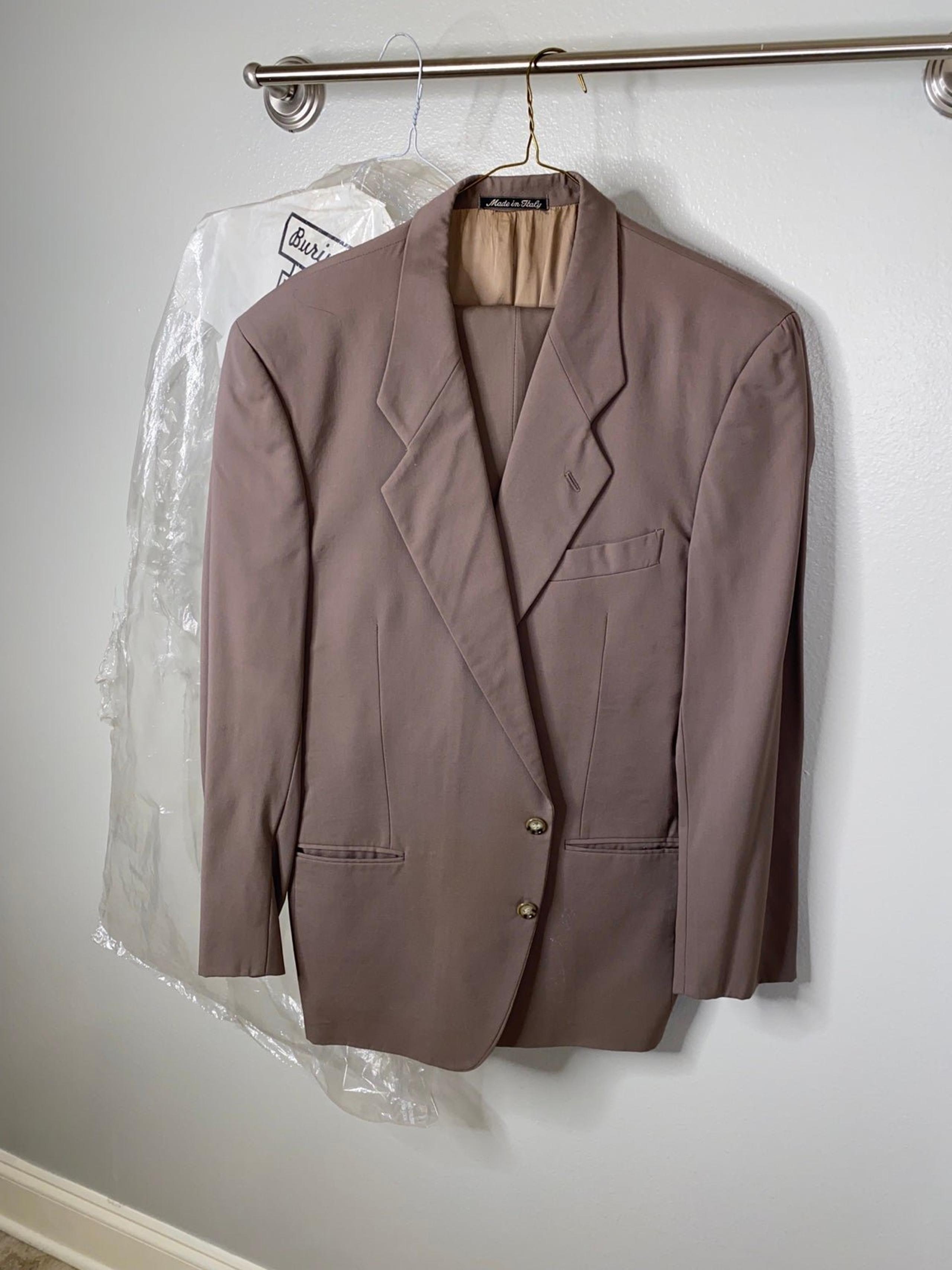 34R Brown suit Made in Italy