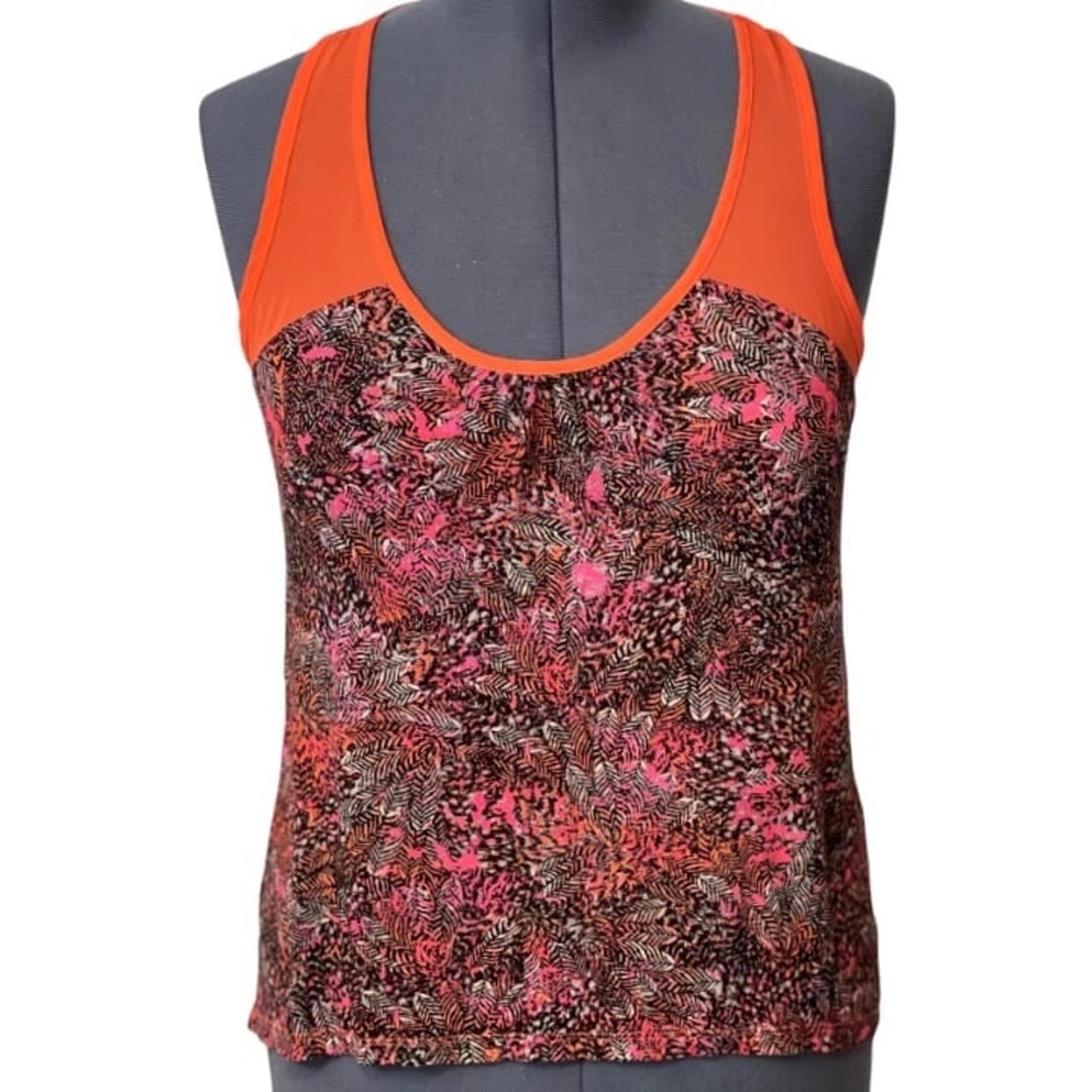 MUDD Women's RacerBack Pullover Dressy Tank Top Large Rayon Multi