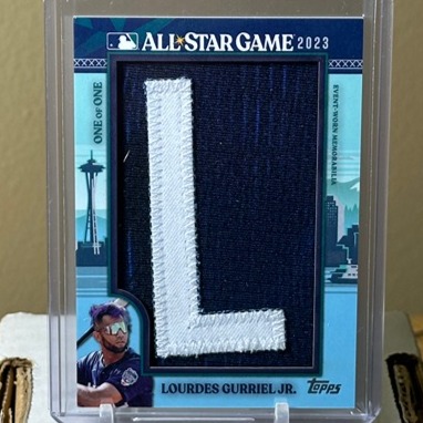 LOURDES GURRIEL JR. Topps 2024 In The Name Relic L /1 #ITN-LG TRUE 1 of 1