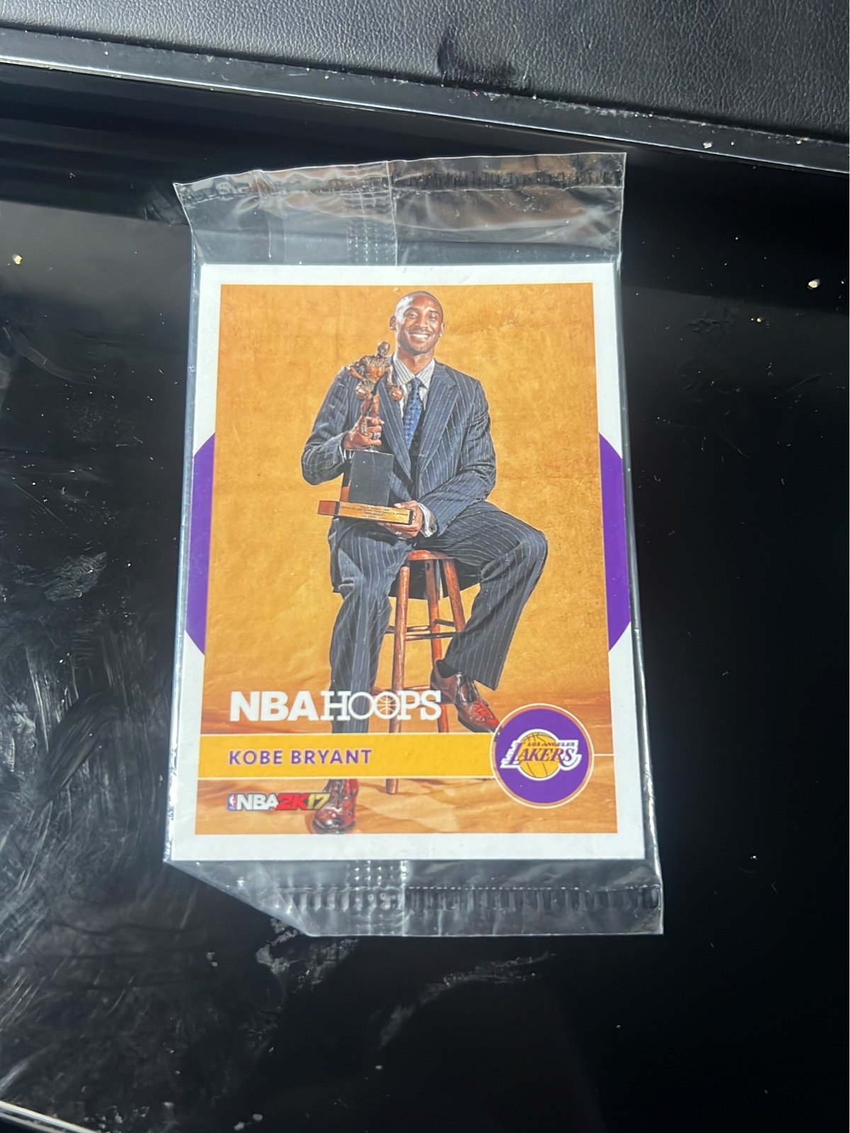 FACTORY SEALED 2016-17 PANINI NBA HOOPS 2K17 KOBE BRYANT CARD PACK #3/#10 RARE