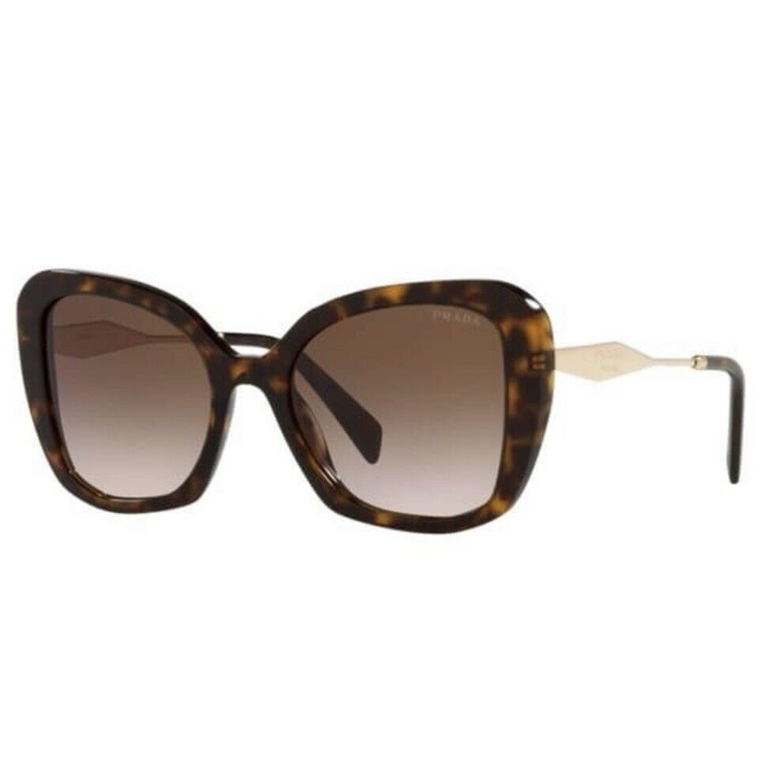 PRADA SPR 03Y Tortoise/Brown Shaded 2AU-6S1 Sunglasses