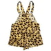 Revolve WeWoreWhat 100% Linen Animal Print Short Overalls Size Large