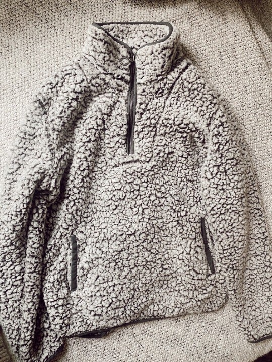 half zip pull over fleece