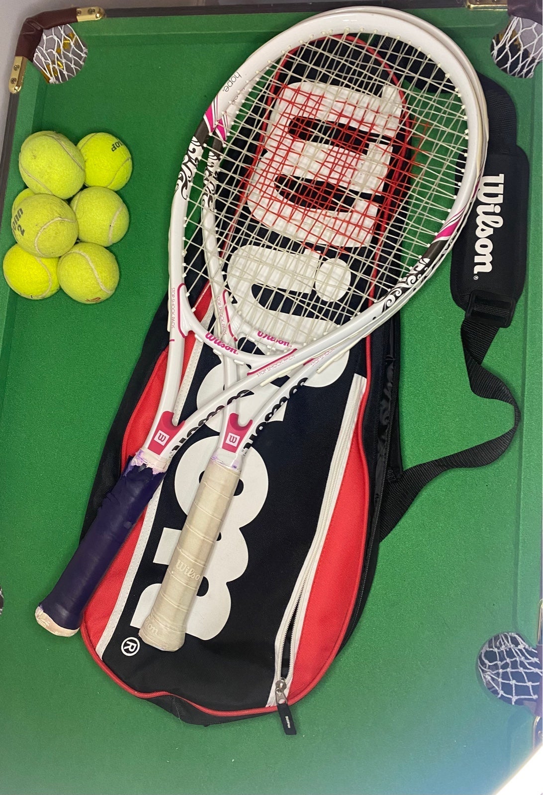 Wilson Tennis Bag and Tennis Rackets