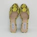 Steve Madden Celestial Womens NEW Black/Yellow Snakeskin Heels - sz. 6M