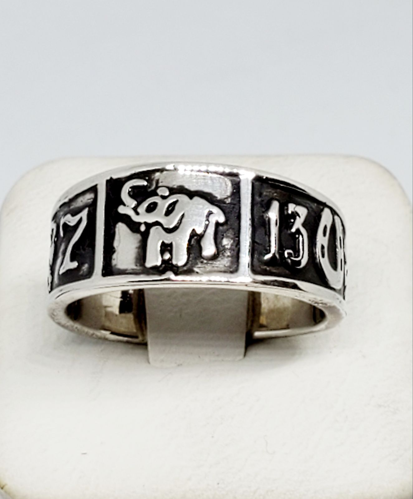 Real .925 Sterling Silver Lucky Ring