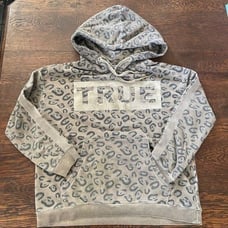 True Religion Leopard Print Hoodie Rare