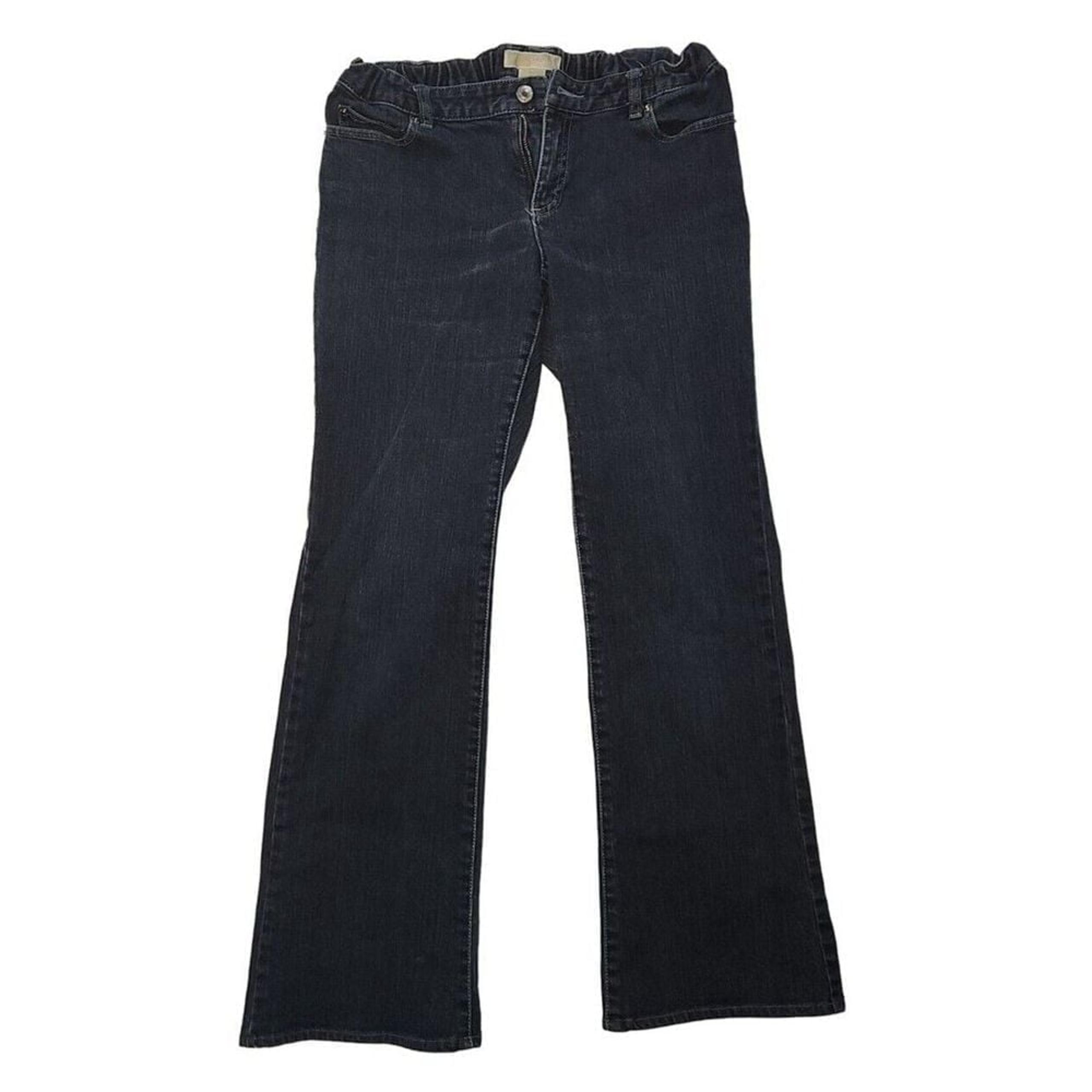 Michael Kors Jeans Women's Size 10 Embellished Signature Monogram With Elastic W