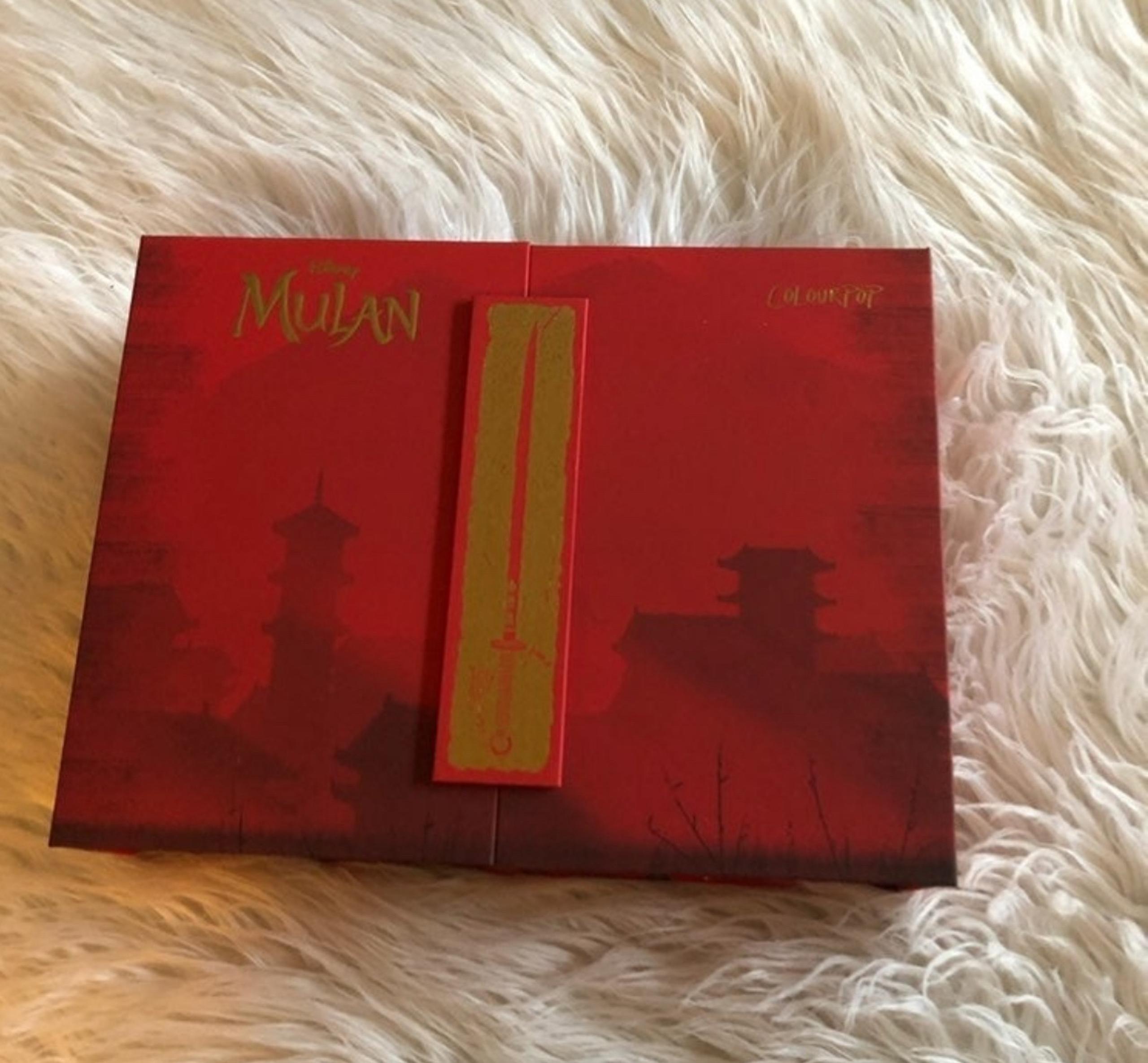Mulan colourpop pR kit makeup set