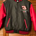 Dale Earnhardt Faux Leather Jacket Black Red NASCAR Sz S 8/10 Chase