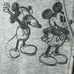 Disney Mickey Mouse Classic Animation Zip Up Hoodie Size Large