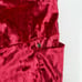 Women's Fabletics crushed velour 3 piece set color strawberry with gold hardware