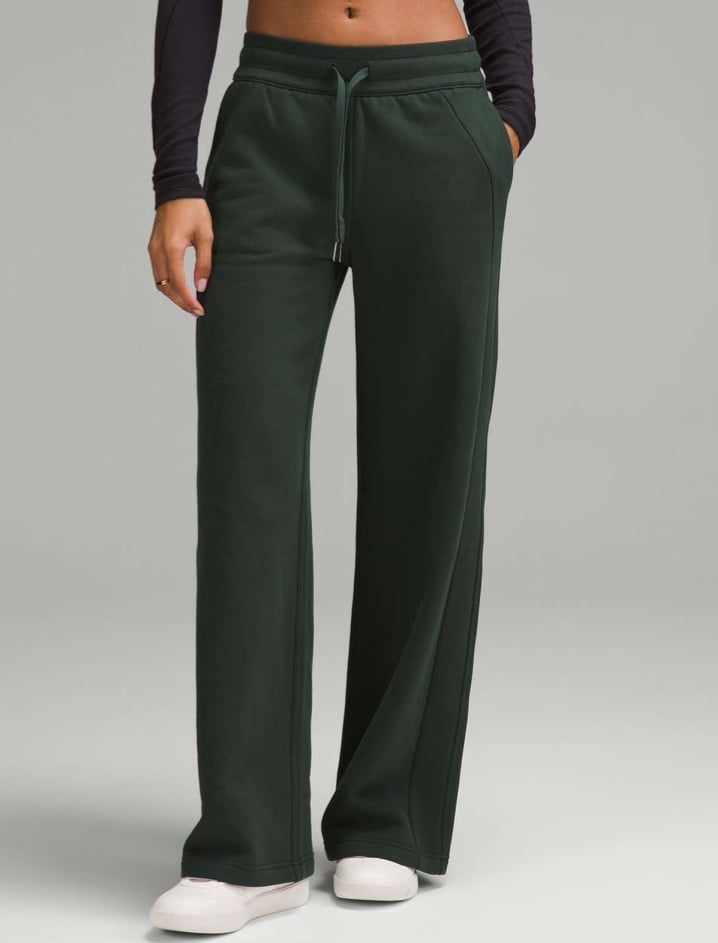 NWT Lululemon Scuba Mid-Rise Wide-Leg Pant Regular Legacy Green SMALL S RARE