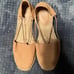 Eileen Fisher size 10 tan suede espadrilles