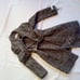 Coat Calvin Klein women wing collar wrap size xs