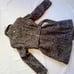 Coat Calvin Klein women wing collar wrap size xs