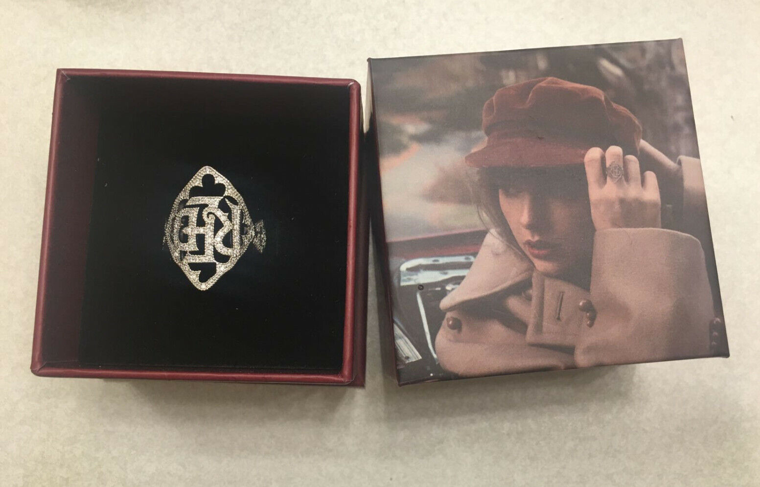 RED (Taylor's Version) Album Ring by Cathy Waterman Taylor swift silver IN HAND
