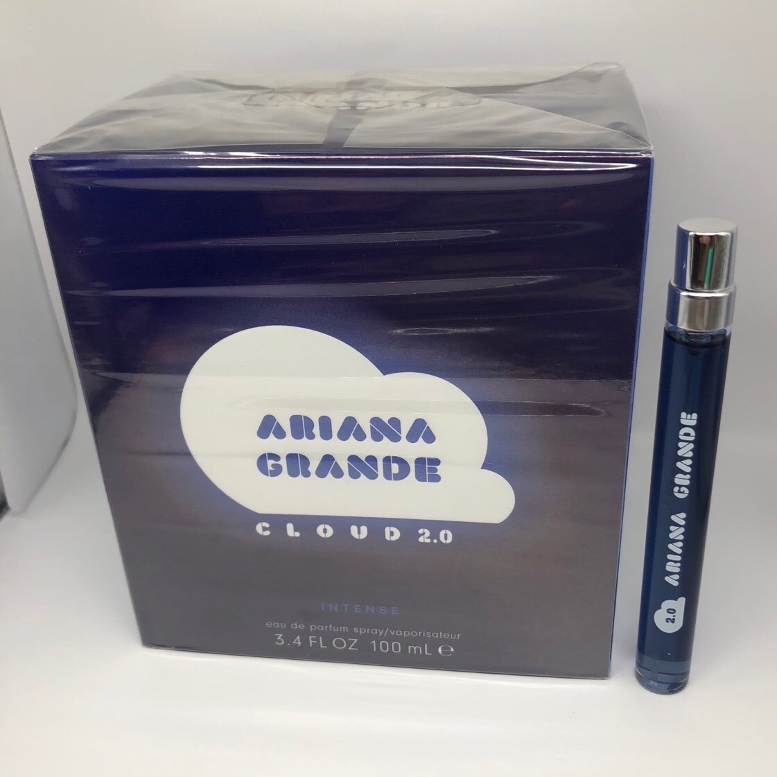 Ariana Grande Cloud 2.0 Intense 3.4 oz large w/10mL travel spray