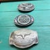 3 Western American Belt Buckles. New