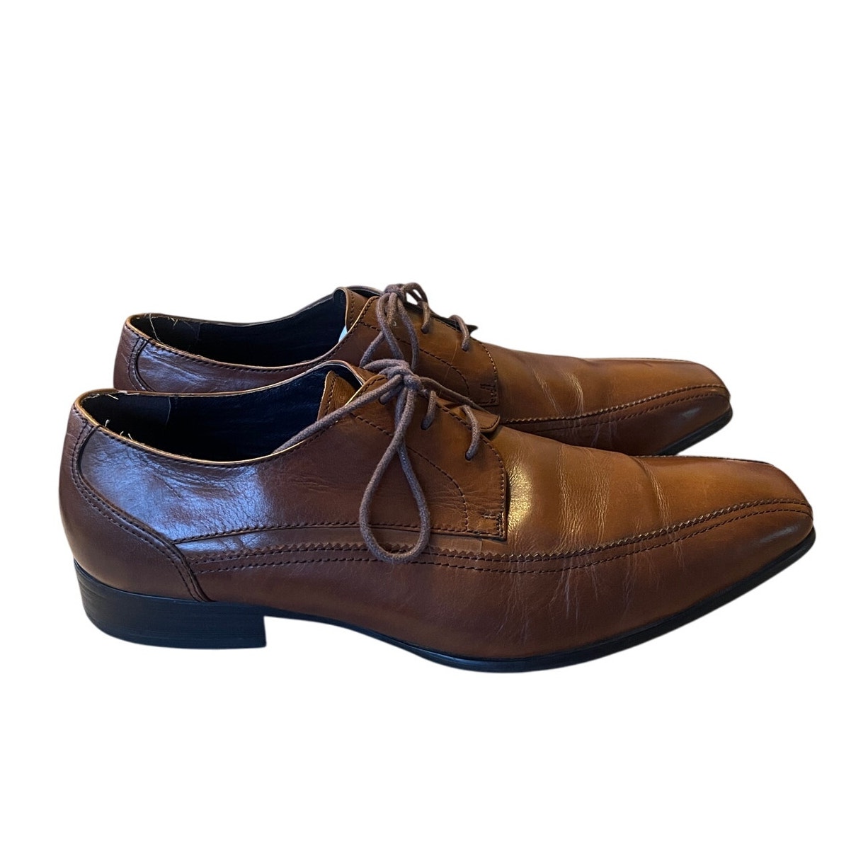 Jones Bootmaker Men's 9.5 Deacon 149 Leather Oxfords Lace Up Dress Shoes Brown